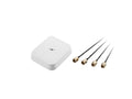 Taoglas MA584.W.002 4-in-1 4x3.3-6GHz MIMO White Permanent Mount Puck Antenna with 610mm (24in) of 1.37 Cable and MHF4L Connectors