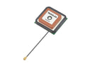 Taoglas AGVB.25A.07.0060A GPS+BeiDou/IRNSS L1 + L5 Stacked Active Patch Antenna on 25x25mm PCB with 60mm 1.13 IPEX MHF I