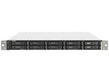 QNAP TS-H1090FU-7232P-32G-US 10-Bay 1U all flash NAS, U.2/U.3 NVMe Gen 4 x 4 and SATA 6Gbps bays, AMD EPYC 7232P 8C/16T Processor, 32GB RDIMM DDR4 ECC RAM, 25GbE, 2.5 GbE