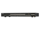QNAP QSW-M2130-4C2S24T-US Rackmount L2 Managed Switch, 24x 2.5GbE RJ45 + 4x 10GbE Combo + 2x 10GbE SFP+