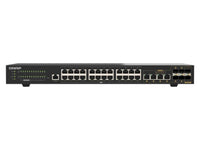 QNAP QSW-M2130-4C2S24T-US Rackmount L2 Managed Switch, 24x 2.5GbE RJ45 + 4x 10GbE Combo + 2x 10GbE SFP+