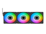 Thermaltake CL-F241-PL12SW-A CT120 EX INFINITY ARGB Cooling Fan, 3 Pack - Black
