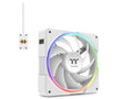 Thermaltake CL-F207-PL12SW-A TS120 EX RGB Cooling Fan, 3 Pack - White