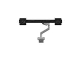 Humanscale M82SB2BC M8 Pro Dual Monitor Arm, Crossbar, Angled/Dynamic Links, Black 100x100mm VESA
