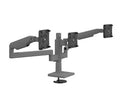 Humanscale X23HFTBB121NNNN M/Flex M2 Pro Triple Monitor Arm, 12IN/Dynamic Links, 12IN Post, 100x100mm VESA, White with White Trim