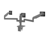 Humanscale X23HFTBC121NNNN M/Flex M2 Pro Triple Monitor Arm, 12IN/Dynamic Links, 12IN Post, 100x100mm VESA, White with W
