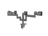 Humanscale X83HQTBC121NNNN M/Flex M8 Pro Triple Monitor Arm, 4IN/12IN/Dynamic Links, 12IN Post, 100x100mm VESA, White wi