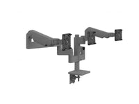 Humanscale X83HQTBC121NNNN M/Flex M8 Pro Triple Monitor Arm, 4IN/12IN/Dynamic Links, 12IN Post, 100x100mm VESA, White with White Trim