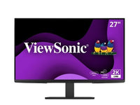 ViewSonic VG2758V-2K 27in QHD IPS Video Conferencing Monitor with Windows Hello Compatible IR Webcam, 100W USB-C, RJ45,2560x1440 Resolution