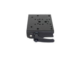 Gamber-Johnson 7160-0775 LOW Clevis with 3-stud adapter plate for smiley-face mounting pattern, GJ, VESA 75, AMPS, NEC m