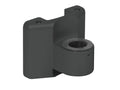 HAT Design Works 8246-CBA-104 Ultimate Slatwall Assembly Mount, CBA, Black