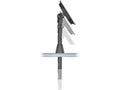 HAT Design Works 9189-12-104 9189 - Height Adjustable POS, Black, holds 0-25 lbs, 7-12IN height adjust range
