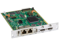 Black Box ACX1MT-HDM2-2C Modular KVM Extender Transmitter - Single-Monitor, HDMI, Local Out, (2) USB-HID, 1G, (2) CATx