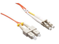 Axiom AXG92676 LC/SC OM2 Fiber Cable 1m - TAA, Orange