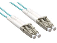 Axiom AXG93019 LC/LC OM3 Fiber Cable 25m - TAA, Aqua