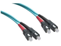 Axiom AXG94531 SC/SC OM3 Fiber Cable 30m - TAA, Aqua