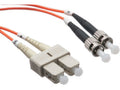 Axiom AXG94608 SC/ST OM1 Fiber Cable 20m - TAA, Orange