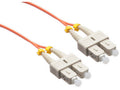 Axiom AXG94657 SC/SC OM2 Fiber Cable 8m - TAA, Orange