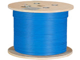 Black Box C6ABC51S-BL-1000 CAT6A 650-MHz Solid Ethernet Bulk Cable - Shielded (F/UTP), CMP Plenum, Blue, 1000-ft. (304.8