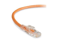 Black Box C6PC70-OR-100 CAT6 550-MHz Locking Snagless Stranded Ethernet Patch Cable - Unshielded (UTP), CM PVC (RJ45 M/M), Orange, 100-ft. (30.4-m)