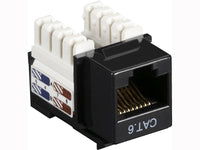 Black Box CAT6J-BK-25PAK CAT6 Keystone Jack - Unshielded, RJ45, B