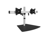 SIIG CE-MT2011-S1 Dual Monitor Aluminum Desk Stand Fits 1327IN, up to 17.6 lbs, Full Motion (CE-MT2011-S1)