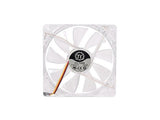 Thermaltake CL-F020-PL12WT-A Pure 12 LED DC Fan- White,120 x 120 x 25 mm,Fan Speed 1000 RPM,Max. Air Pressure 0.61 mm-H2O,Max. Air Flow 40.997 CFM,Noise 19.5 dBA