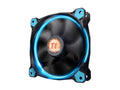 Thermaltake CL-F038-PL12BU-A Riing 12 Series High Static Pressure 120mm Circular Blue LED Ring Case/Radiator Fan CL-F038-PL12BU-A - Hydraulic bearings for silent