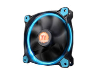 Thermaltake CL-F039-PL14BU-A Riing 14 Series High Static Pressure 140mm Circular Blue LED Ring Case/Radiator Fan CL-F039-PL14BU-A - Hydraulic bearings for silent