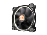 Thermaltake CL-F039-PL14WT-A Riing 14 Series High Static Pressure 140mm Circular White LED Ring Case/Radiator Fan CL-F039-PL14WT-A - Hydraulic bearings for silent