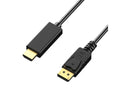 Axiom DPMHDMIM15-AX DisplayPort to HDMI Cable 15ft, Black