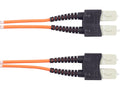 Black Box EFN110-020M-SCSC OM1 62.5/125 Multimode Fiber Optic Patch Cable - OFNR PVC, SC to SC, Orange, 20-m (65.6-ft.)