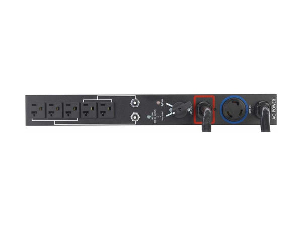 Eaton EHBPL3000R-PDU1U Basic Rack PDU HotSwap MBP 2.88 kW max 110-125V 24A Single-Phase PDU - Basic - NEMA L5-30P - 5 x NEMA 5-20R - 120 V AC - 2U - Horizontal - Rack-mountable