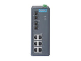 B+B SmartWorx EKI-2728SI-AE 6G+2G SM Unmanaged Ethernet Switch W/ WI
