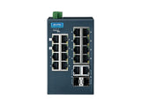 B+B SmartWorx EKI-5626CI-MB-AE 16FE+2G IND. Switch with Modbus Tcp/ip