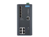 B+B SmartWorx EKI-7708E-4FPI-AE 4FE+4SFP with POE WIDE Temp.