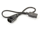 Black Box EPXR25 Power Cord Extension - IEC-60320-C13 to IEC-60320-C14, 2-ft. (0.6-m)