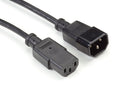 Black Box EPXR25 Power Cord Extension - IEC-60320-C13 to IEC-60320-C14, 2-ft. (0.6-m)