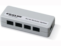 Black Box FM800-R2 RJ45 Modular Splitter - A-Pin, Unshielded, (1) RJ45 to (4) RJ45