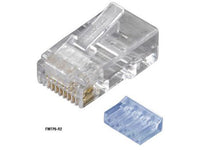 Black Box FMTP6-R2-50PAK CAT6 Modular Plug - Unshielded, RJ45, 8-Wire, 50-Pack
