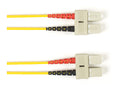 Black Box FOCMR62-002M-SCSC-YL 62.5 MM FO Patch Cable Duplx, PVC, YL, Scsc, 2M