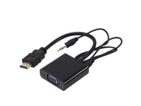 Axiom HDMIMVGAFA-AX HDMI to VGA Converter, Black