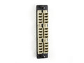 Black Box JPM467B-R2 High-Density Multimode Fiber Adapter Panel - Ceramic Sleeve, (12) LC Duplex, Beige