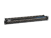 Black Box JPM804A-R2 CAT5e Feed-Through Patch Panel - 1U, Shielded, 24-Port