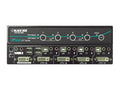 Black Box KV9604A Desktop KVM Switch - DVI-I with Transparent USB 2.0, Audio, 4-Port
