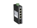 Black Box LBH120A-H-20K-SC Fast Ethernet (100-Mbps) Hardened Temperature Switch - (4) 10/100-Mbps Copper RJ45, (1) 100-Mbps Singlemode Fiber, 1300nm, 20km, SC