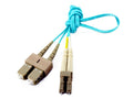 Axiom LCSCB4PAS05-AX LC/SC BENDnFLEX Silver OM4 0.5m
