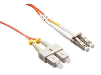 Axiom LCSCMD5O-1M-AX LC/SC OM2 Fiber Cable 1m, Orange