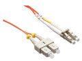 Axiom LCSCMD6O-70M-AX LC/SC OM1 Fiber Cable 70m, Orange