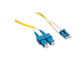 Axiom LCSCSD9Y-4M-AX LC/SC OS2 Fiber Cable 4m, Yellow
